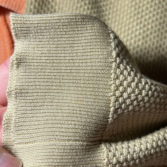 Bachrach Mens Beige Silk Blend Crewneck Knit Sweater Size Large - Picture 9 of 10
